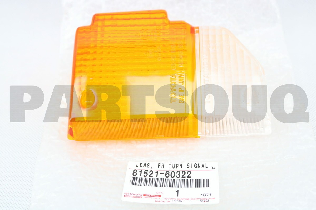 8152160322 Genuine Toyota LENS, FRONT TURN SIGNAL LAMP, LH 81521