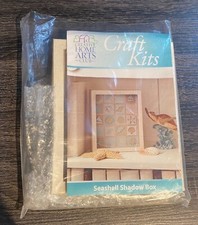 Seashell Shadow Box Craft Kit Frame Ocean Sand Creative Home Arts Club