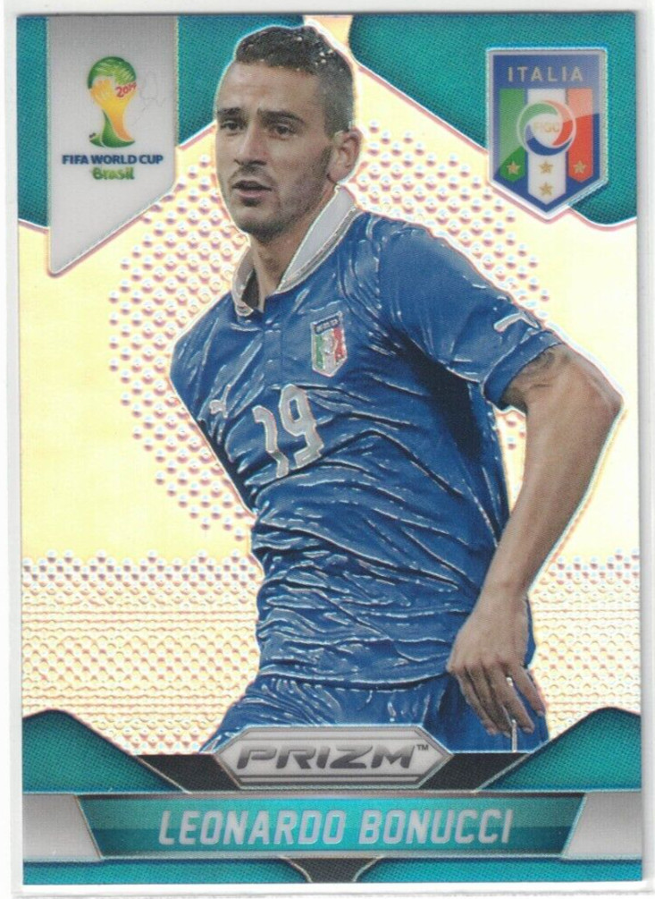 2014 Prizm World Cup Leonardo Bonucci Silver Prizm #124 Italy