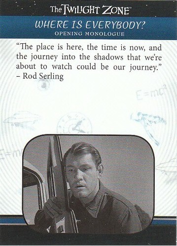 The Twilight Zone Rod Serling Edition - 156 Card Basic/Base Set & P1 Promo Card - Picture 4 of 6