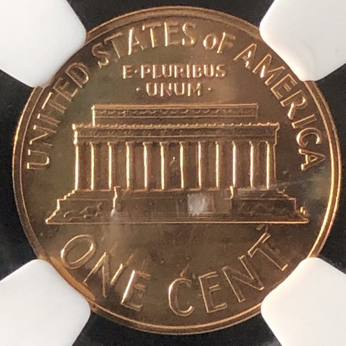 1962 1C RB PROOF Lincoln Memorial One Cent NGC PF65RB 3512465-035 - Picture 2 of 4