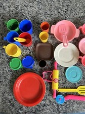 Lot Vintage Play Serving ware Fisher Price, Discovery Toys  Tupperware, etc.