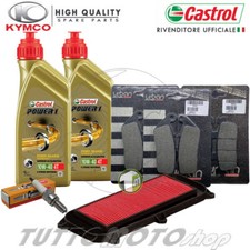 Tagliando KYMCO XCiting 300 I R 2009-2014 Kit Olio Castrol Filtro Candela Freni