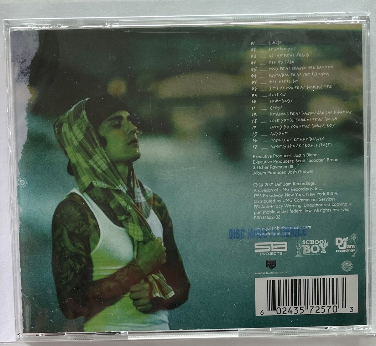 Justin Bieber JUSTICE 輸入盤未開封4枚セット　バラ売り場可 🆕Justin Bieber⭐️Justice CD⭐️Target Exclusive ⭐️NEW