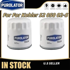 ?????? 2 PACK Purolator For HIPA 52-050-02-S Oil Filter For Kohler 52 050 02-S