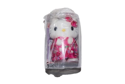 Sanrio Hello Kitty Kimono Mimik sprechend Reise plüschig Intim 2015, rosa Blumen