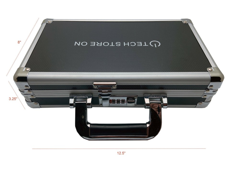 Portable USB CPU RAM SSD HDD Shockproof Organizer Case - Aluminum ...