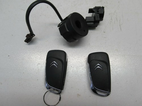CITROEN C4 II B7 2x Zündschloß Lesespule Delphi 9663123380 55Tkm Bj.2011(255)