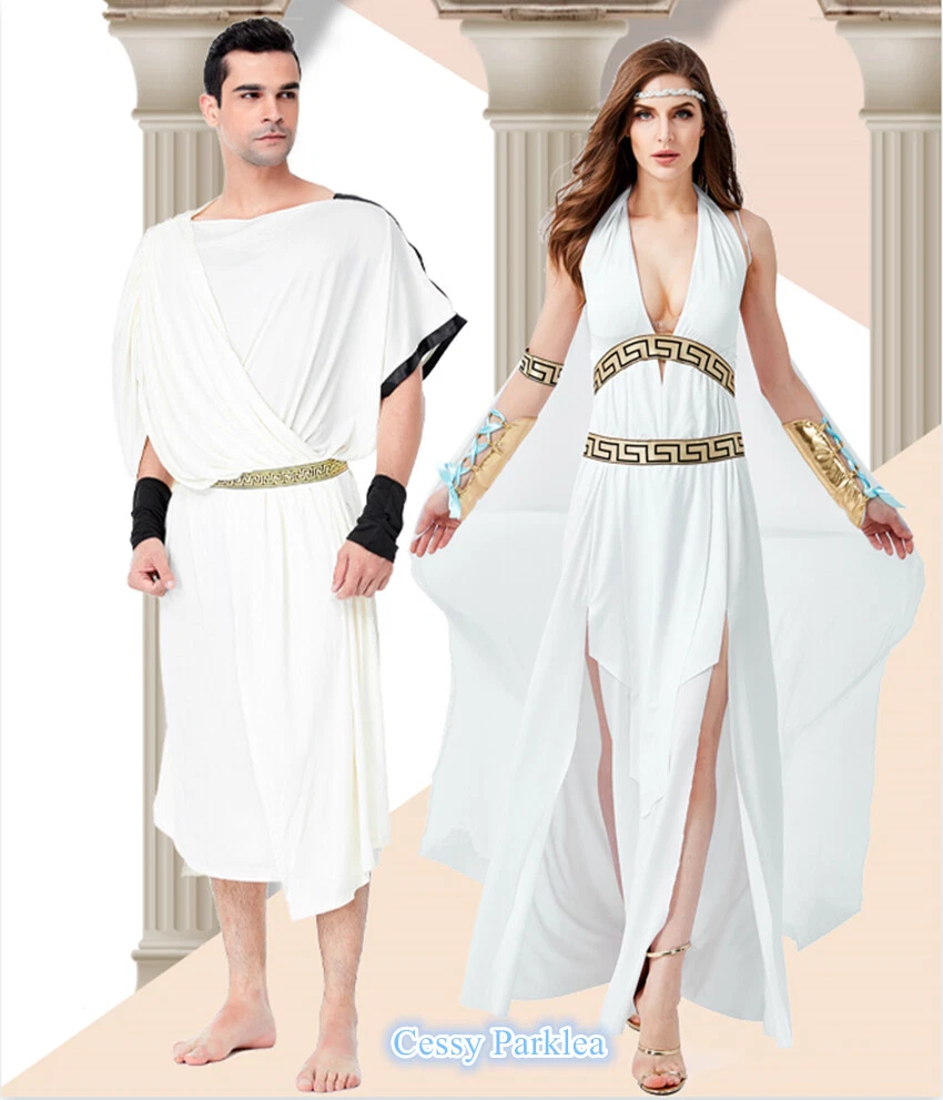 H-B3-2 Glorious Goddess Greek Roman King & Queen of Athens Man & Women  Costume | eBay