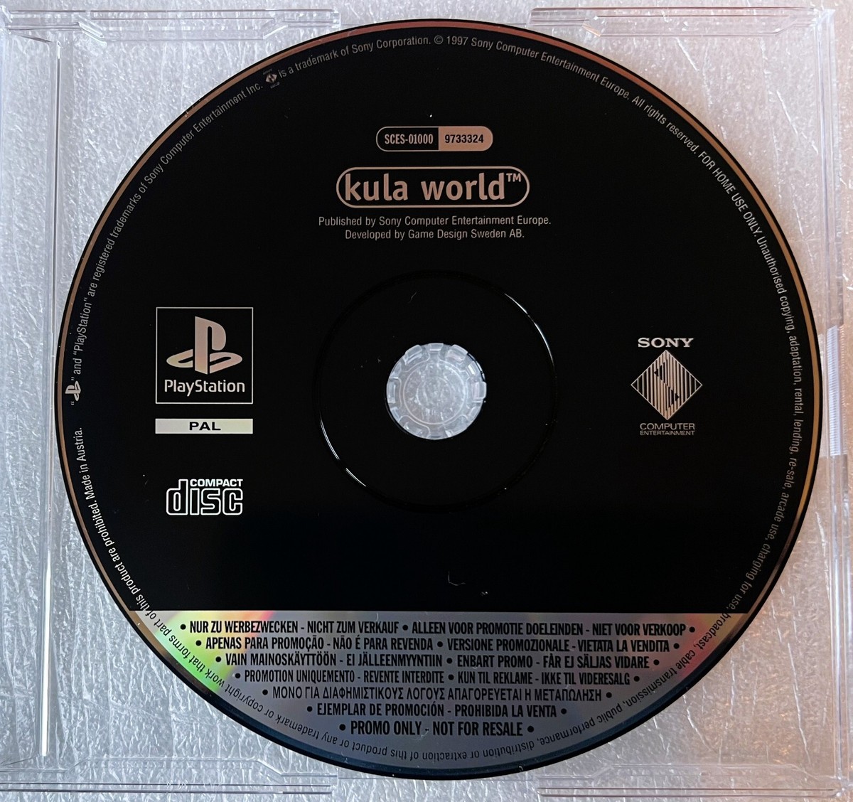 KULA WORLD PS1 PROMO Ultra Rare PlayStation Promotional UK PAL (FULL GAME)