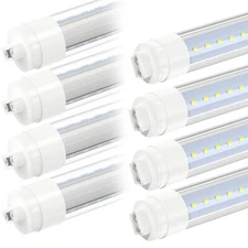 4 Pack R17D/HO 4FT 5FT 6FT 8FT LED Shop Light Bulbs 6000K Bright 28W/36W/42W/52W