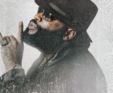 Rick Ross Black Market Promo Poster 17" x 11" Rap MMG Maybach Music 2015