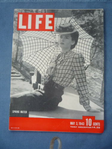 LIFE MAGAZINE May,3,1943 Spring Match coke ads WW2 - Picture 1 of 2