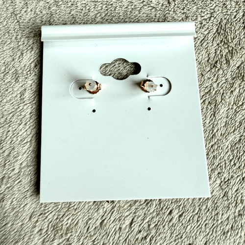 Designer Fine Silver Plated Genuine Marcasite Rose Gold Tone Drop Earrings - Picture 2 of 4