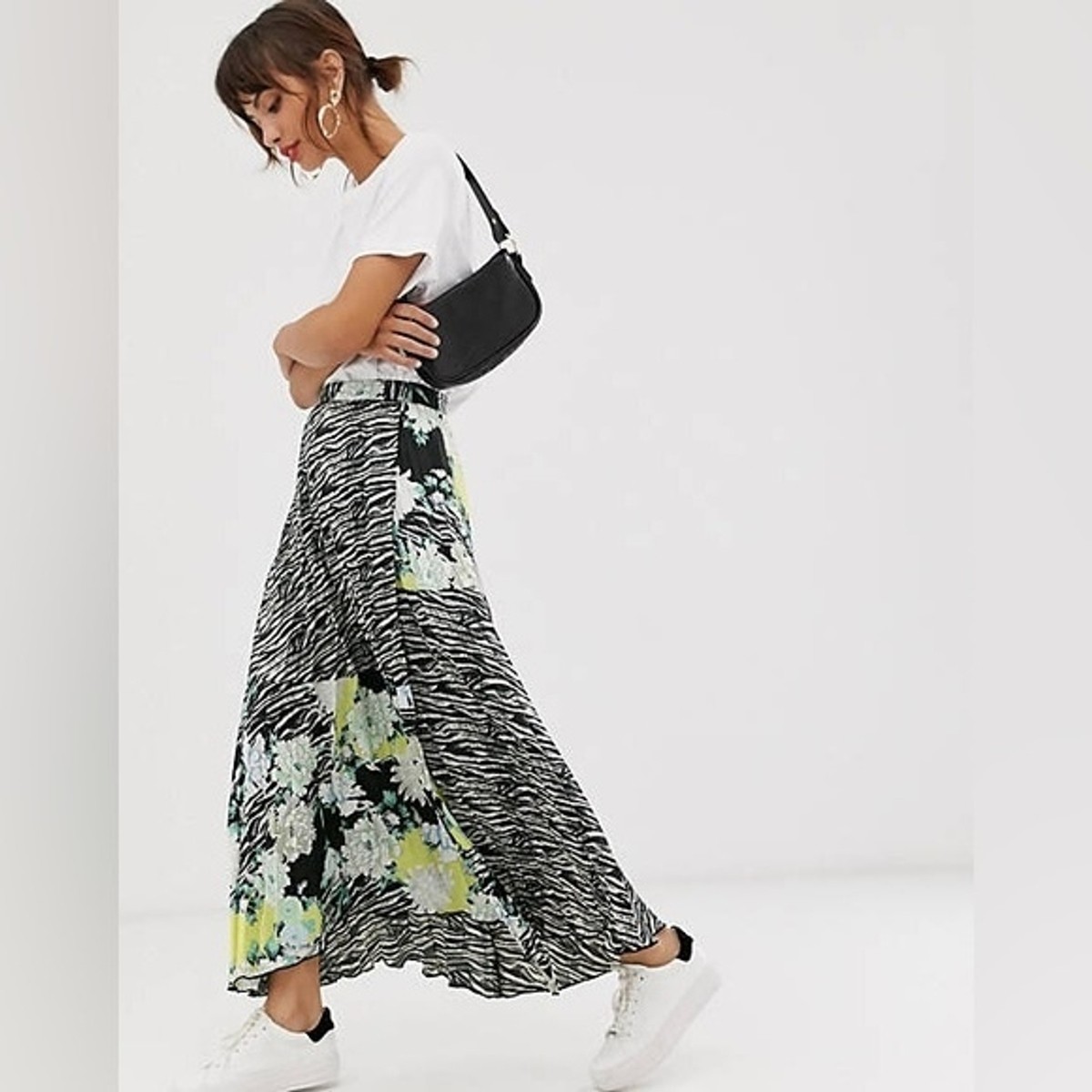 Asos Design New Look Pleated Skirt Black Pleated Skirt Asos ASOS