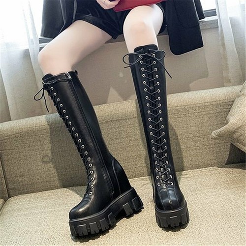 platform long boots
