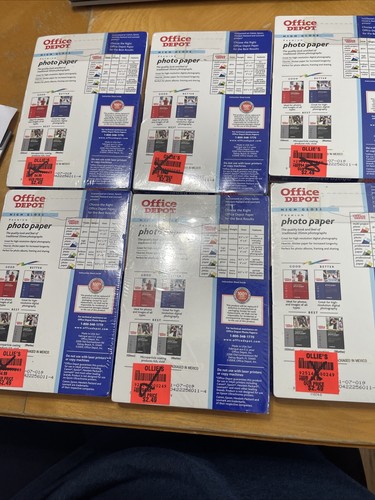6 Packs Of 50 Office Depot Brand 4”x6” High Gloss Photo Paper - 第 2/4 張圖片