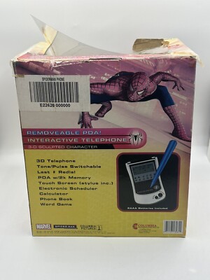 RARE Spider-Man 2 Rotary Home Phone Design Vintage MARVEL