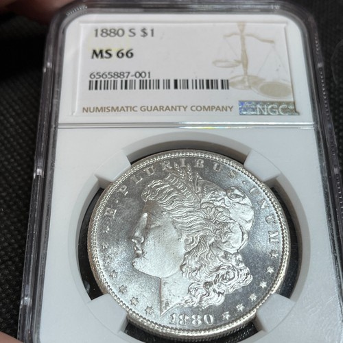 1880 S MORGAN SILVER DOLLAR MS66 NGC #404 - Picture 2 of 16