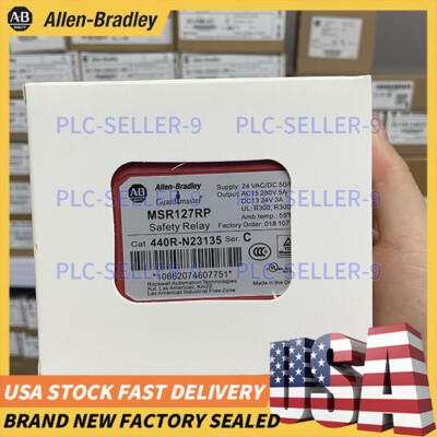 Allen Bradley 440R-N23135 New Sealed Single Function Safety Relays Free Shipping