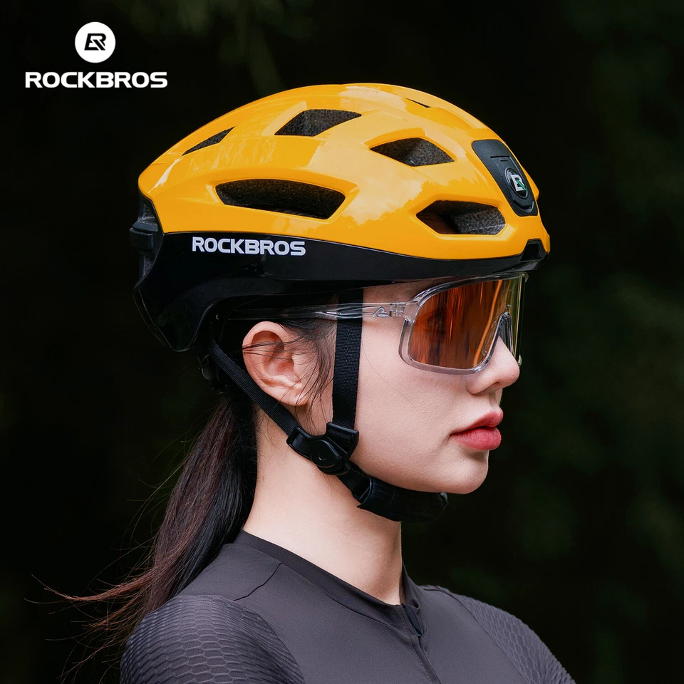 ROCKBROS Bicycle Helmet Intelligent Safety Remote Control Warning light 54-60cm - Image 3 of 4