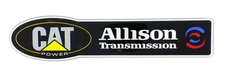 CATERPILLAR / ALLISON  CAT DIESEL   EMBLEM SATIN
