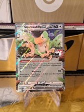 Squawkabilly Ex Pokemon Prize Pack Series 4 Promo Pokemon Card NM/LP Play Stamp