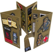 ONETIGRIS Patch Display, Foldable Tactical Patch Board Panel Holder Booklet O...