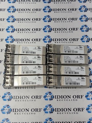 Lot of 8 Brocade 57-1000117-01 8G SW SFP+ Fiber Optic Module SKU 3018