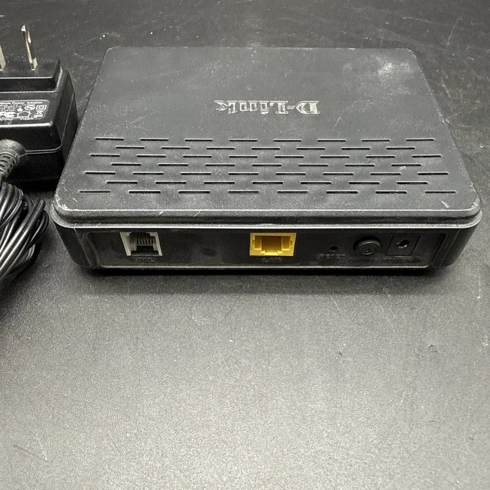 D-Link DSL-520B ADSL2+ Modem - W/Adapter - Image 4 of 4