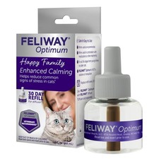 FELIWAY Optimum Cat Calming Pheromone Diffuser Refill - 1 1 pack, Translucent