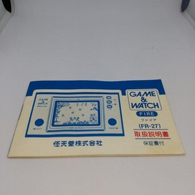 Nintendo GAME and WATCH FIRE Widescreen Boxed with Manual Japan