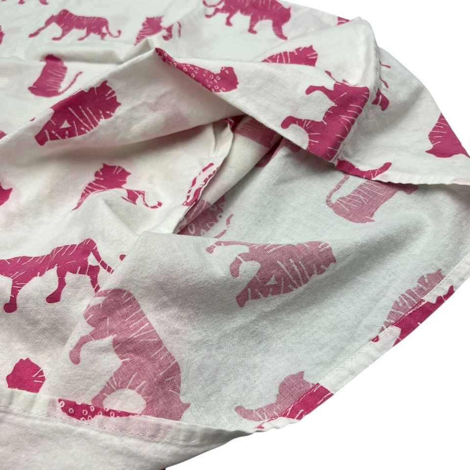 Funda de Almohada IKEA Urskog Tiger Big Cat Blanca Rosa Ropa de Cama Boho Cheetah Dopamina Foto 3 de 4