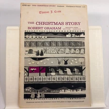 The Christmas Story Church Choir Choral Religious Sheet Music Book Graham