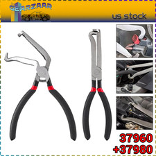 2pc Electrical Disconnect Pliers Fuel Line Petrol Clip Pipe Pliers Repair Tools