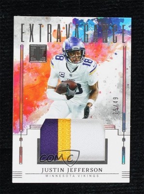 2025 Panini Impeccable Extravagance 25/49 Justin Jefferson #EP-JJN Patch 9su