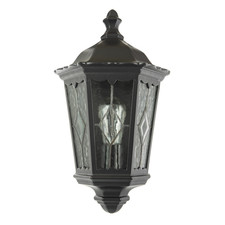 Traditional Black Half Lantern