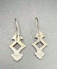 Sterling Silver 925 Mexico Drop Earrings Handcrafted OOC 9.8g — photo 5