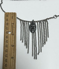 Thierry Mugler Necklace 1990's Silver Tone Signed 18" — photo 6