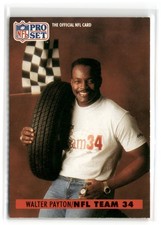 1991 NFL Pro Set Alumni Special Walter Payton #1 Chicago Bears HOF