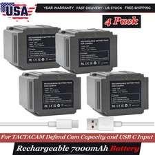 4-Pack Defend Rechargeable Lithium Battery For TACTACAM Cellular Security Camera