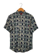 Supreme Short Sleeve Shirt M Cotton GRN Check
