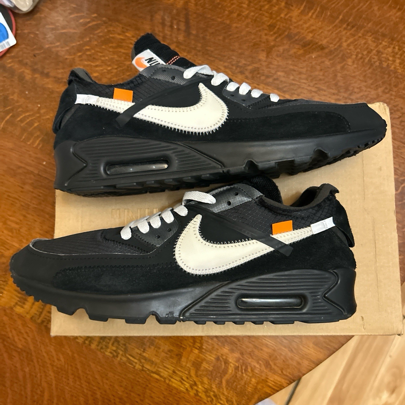 OFF WHITE X NIKE Taglia 10 Nike Air Max 90 x OFF WHITE Nero 2019