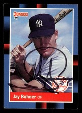1988 Donruss Jay Buhner #545 Yankees ROOKIE AUTOGRAPH ON CARD GREAT PLAYER!. rookie card picture