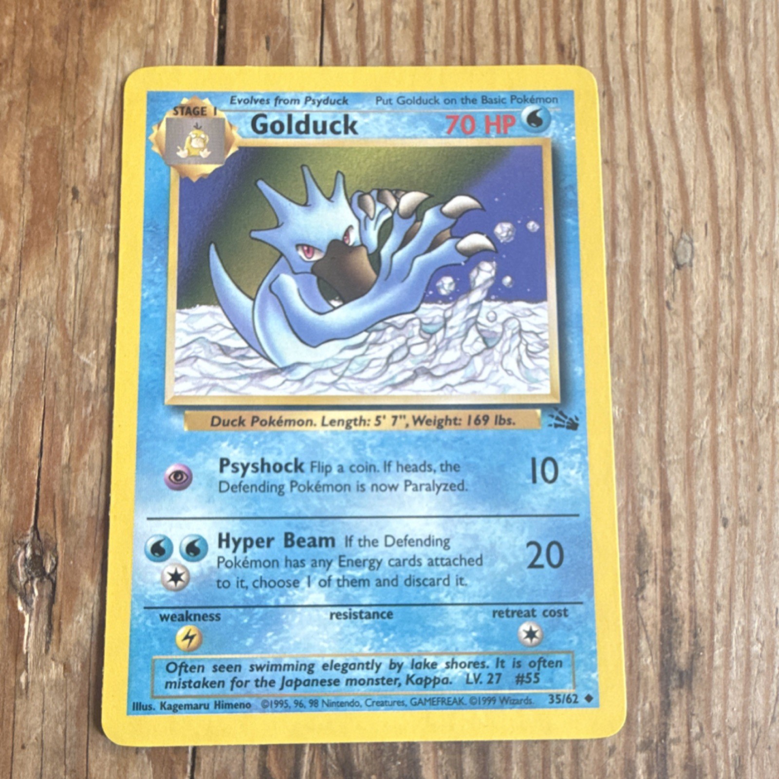 Pokémon TCG The Pokémon Company Resistance Gym Gym Challenge Rare 1st Ed 109/132