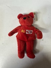 Vtg 1999 Salvinos Bammers Jerry Rice 80 San Francisco 49ers Beanie Baby Bear NFL