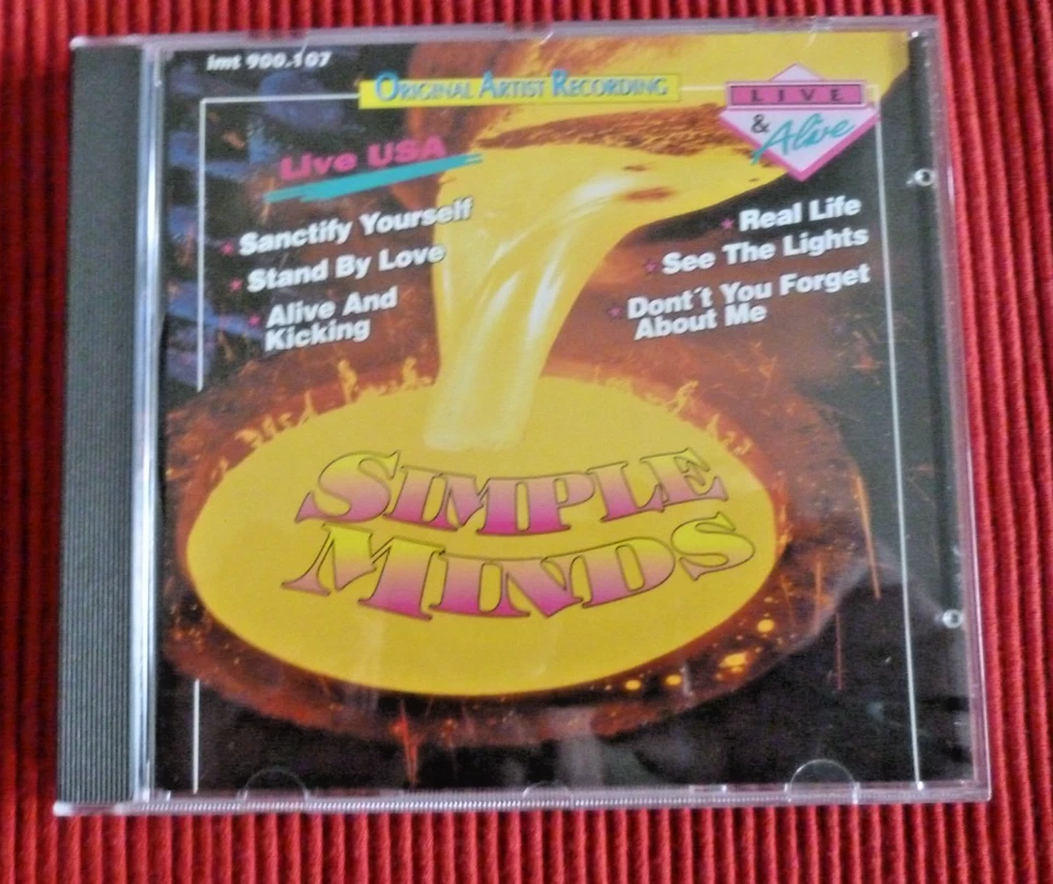Simple Minds - Live USA - LA 1991 - CD - RARE - Bild 2 von 3