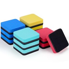 XKDOUS 12 Pack Dry Erase Eraser, Magnetic Whiteboard Eraser, Small White Board