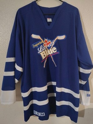 Maillot De Hockey Sur Glace Vintage - Dr Louisville - Keybec - Taille XL - Bleu