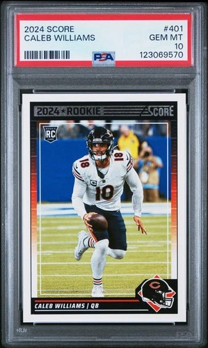 2024 Score - Rookies Caleb Williams #401 (RC) PSA 10